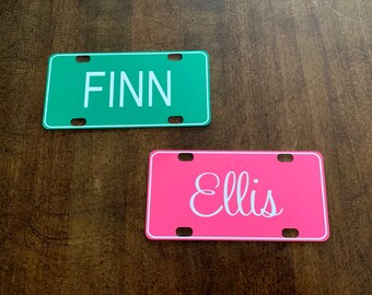 Mini License Plate Etsy
