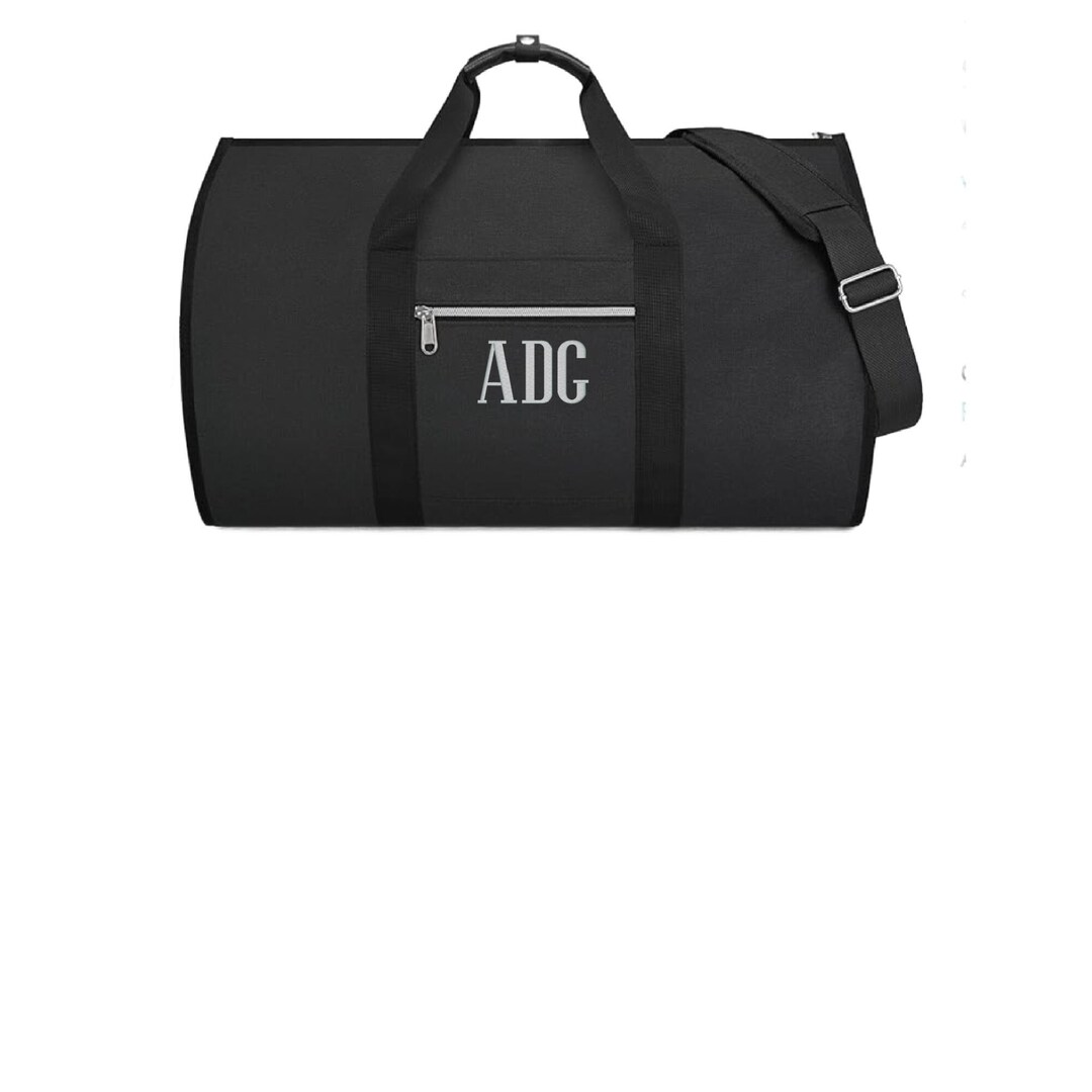 Monogrammed Men's Garment Bag Men's Travel Suit Bag Easy Carry Garment Bag Groomsmen Travel Gift