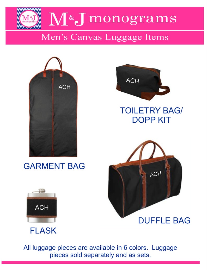 Personalized Men&#39;s Duffle Bag Monogrammed Duffle Bag | Etsy