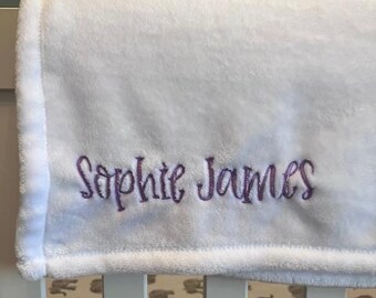 Personalized Baby Blanket with Name Fleece Baby Blanket Softest Blanket Baby Shower Gift Newborn Baby New Baby Soft Cozy Perfect Baby Item