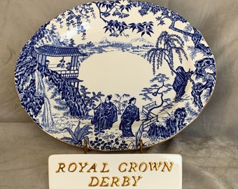 ROYAL CROWN DERBY - Mikado Oval Platter