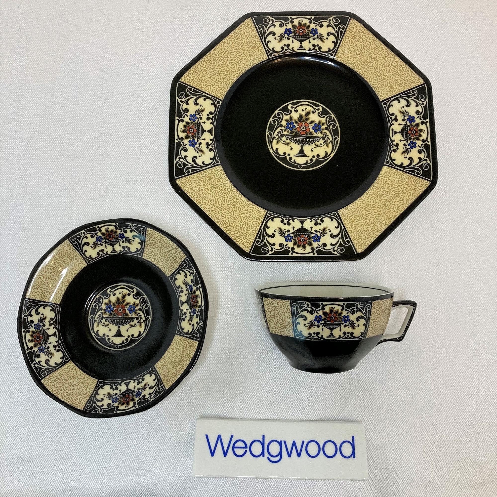WEDGWOOD NANETTE 3-pc Set Cup / Saucer / Plate C.1908 - Etsy Canada