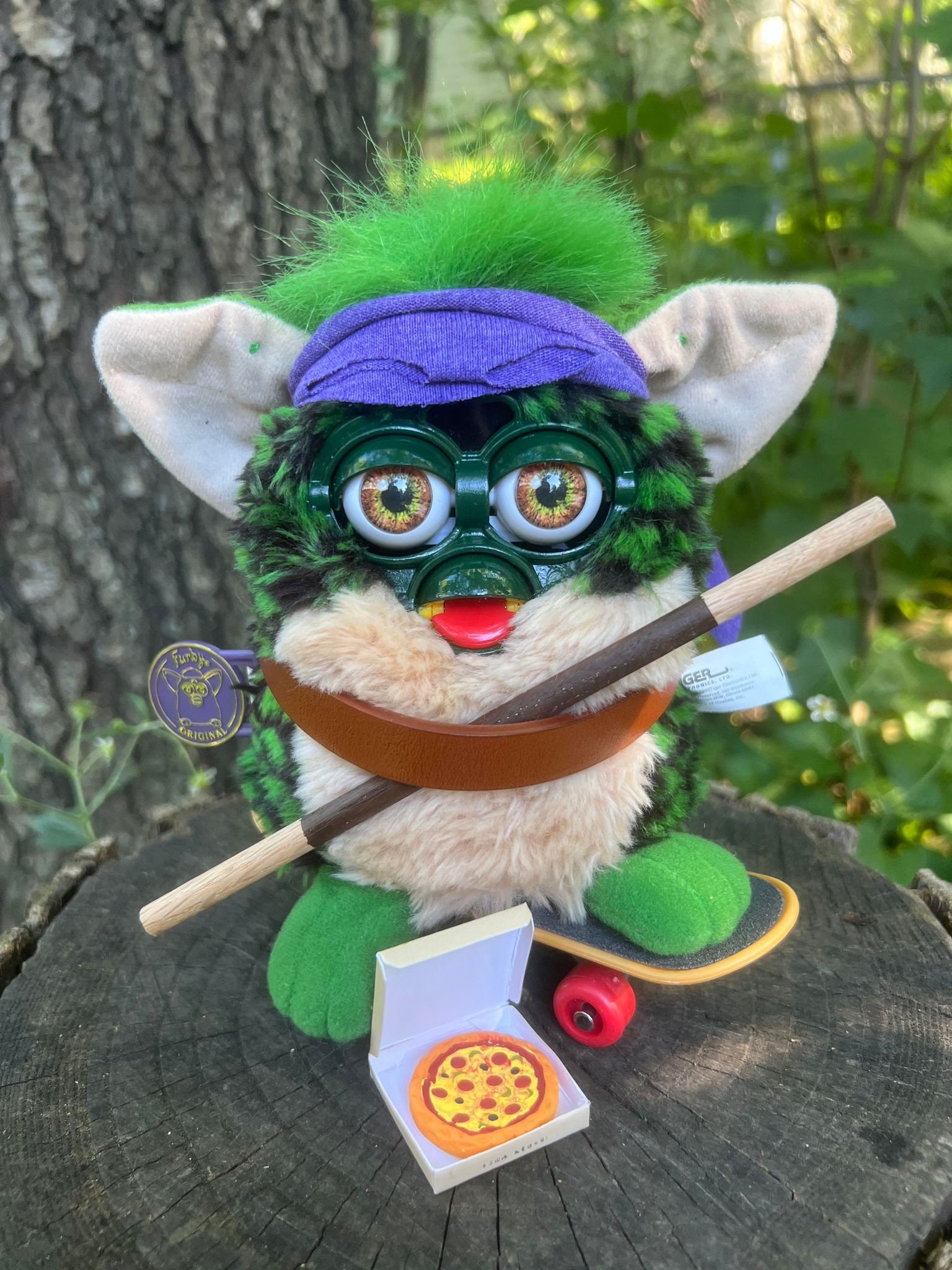 Vintage Turtle Furby 1998 | Tiger Electronics | Teenage Mutant
