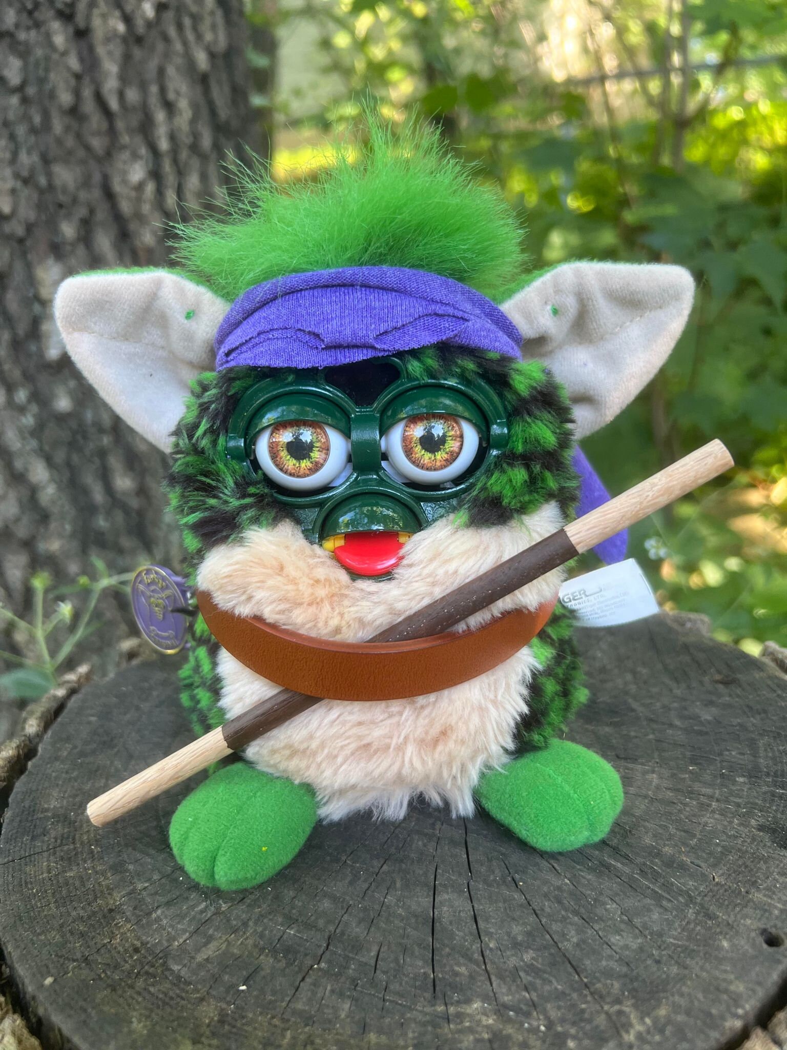 Vintage Turtle Furby 1998 | Tiger Electronics | Teenage Mutant