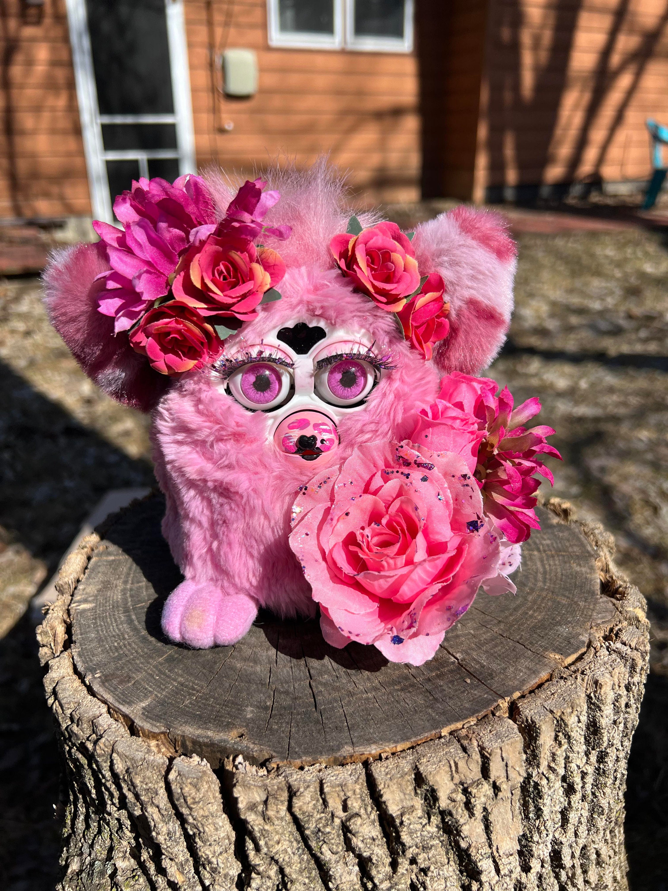 Vintage Furby 1998 | Tiger Electronics | Pink Wolfie 