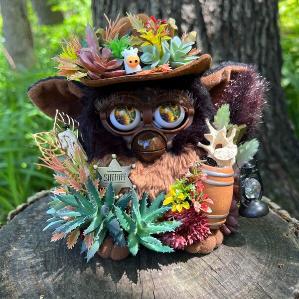 Vintage Furby 1998 | Tiger Electronics | Sheriff Furby | BoneBurrow | NON-WORKING