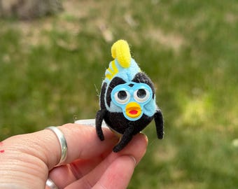 WEEBEAN FISH Furby-Inspired Oddbody | OOAK Collectible Plushie | BoneBurrow