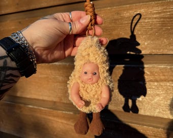 PEANUT Mutant Doll Plushie Keychain |  | Lababy | BoneBurrow