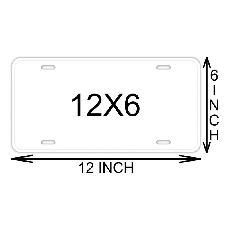 Mexican American Flag License Plate Custom Design Auto Car Tag Mexican American Auto Vanity Plate Gifts for Her Gifts for Him image 3