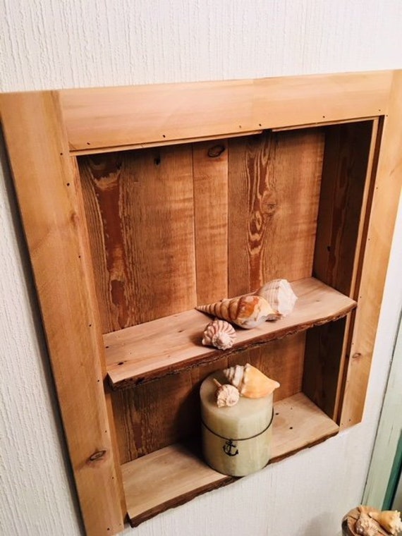 Aufgearbeiteten Holz Nische für Badezimmer Aufgearbeiteten Holz Nische für Badezimmer
