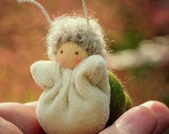 Waldorf doll Snail – Tiny Pocket Comfort Doll – Waldorf-Inspired Nature Friend – Soft Handmade Toy from TaleWorld