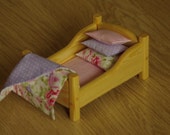Doll house furniture Playhouse bed Montessori toys Doll house furniture 1:12 doll sofa, handmade doll furniture Waldorf toys
