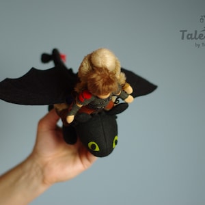 Dragon plush - How to Train Your Dragon Stuffed animal - supernatural gifts image 8