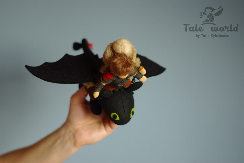 Dragon plush - How to Train Your Dragon Stuffed animal - supernatural gifts image 8