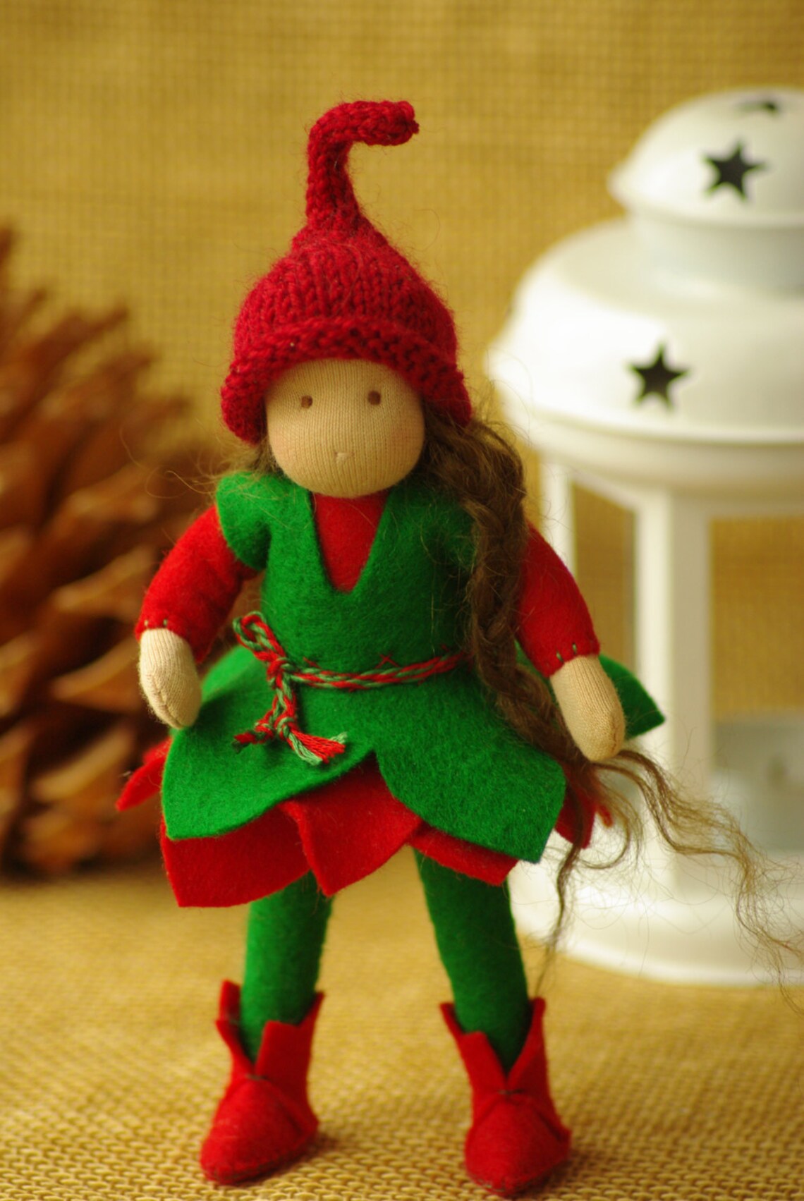 Christmas Elf doll Christmas Waldorf toys Christmas santa elfs Etsy