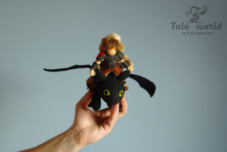 Dragon plush - How to Train Your Dragon Stuffed animal - supernatural gifts image 4