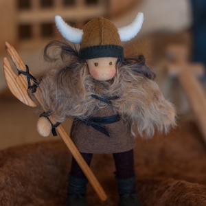 Scandinavian Soak Art Doll Viking Doll:supernatural Gifts, Felt