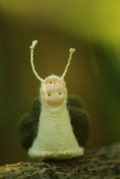Tiny snail felt dolls - supernatural gifts - snail gifts - Fall home decor