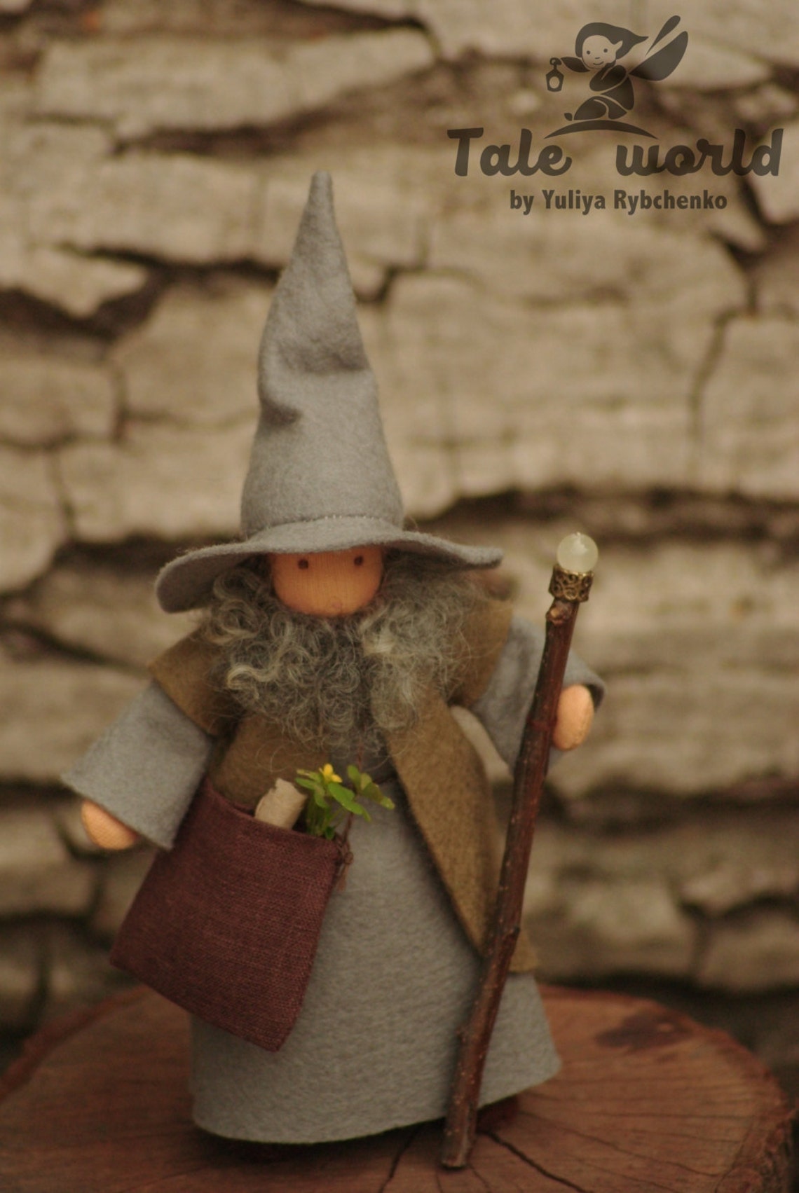Gandalf Wizard doll 6 inch Waldorf doll Montessori toys Etsy