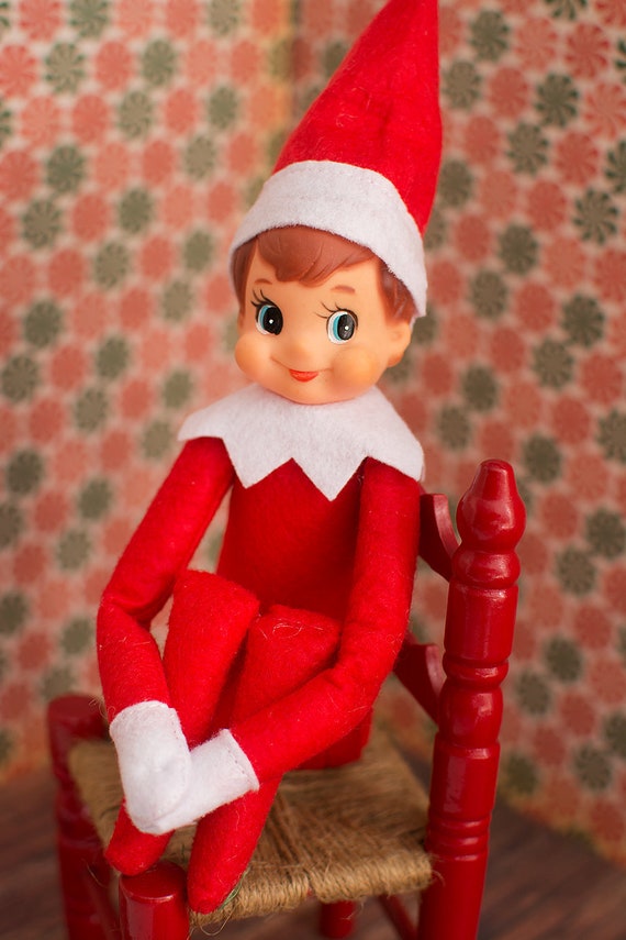 vintage elf doll