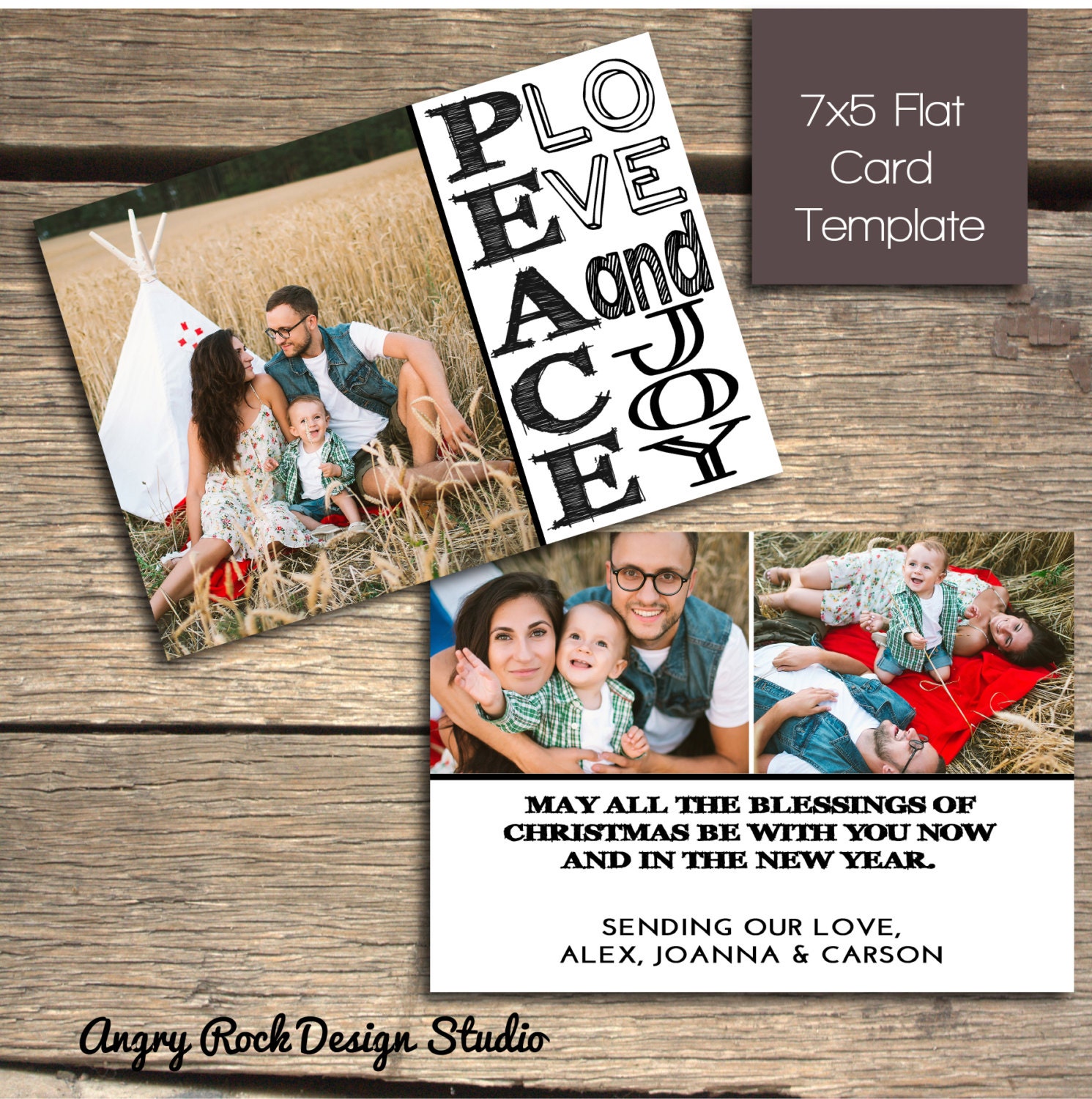 Black White Christmas Card 7x5 Photoshop Template Etsy Black White Christmas Card 7x5 Photoshop Template Etsy