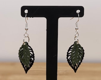 Double Leaf Earrings