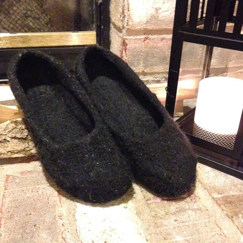 wool ballerina slippers