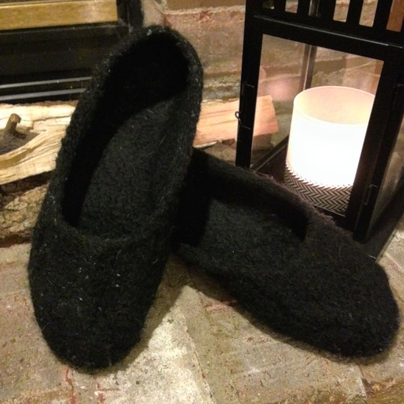 wool ballet slippers