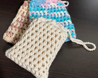 Large Cotton Soap Bag with Drawstring for Handmade Soap