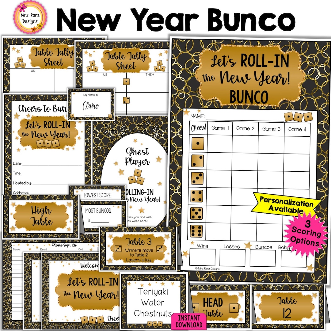 chinese new year bunco