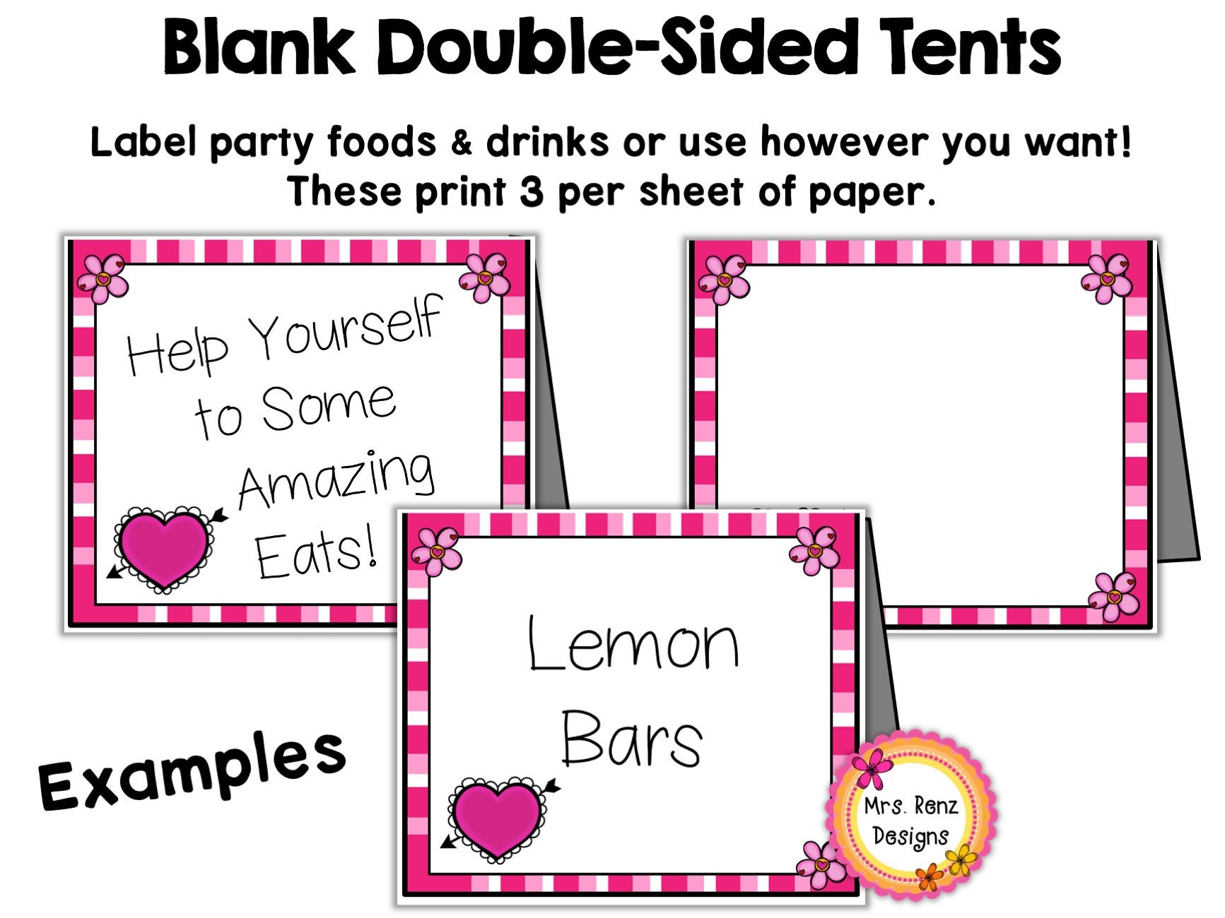 Valentines Bunco Bundle 25pgs Bunco Score Cards Table Numbers - Etsy