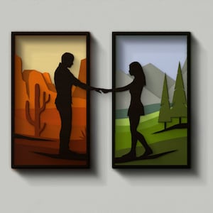 couple holding hands svg laser