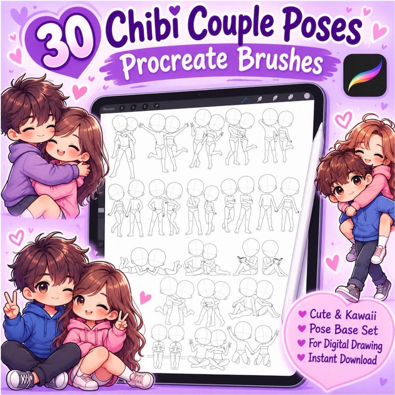 Anime Couple Poses - Etsy