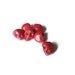 2 Pcs. Red howlite skull. Red skull. Skull connector. DIY Jewelry. Skull earrings. Skull necklace. Skull bracelet. DIY. Halloween beads.