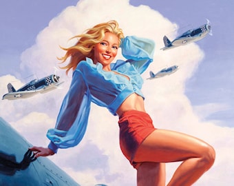 Wall Art - Pinup Print - Made in the USA