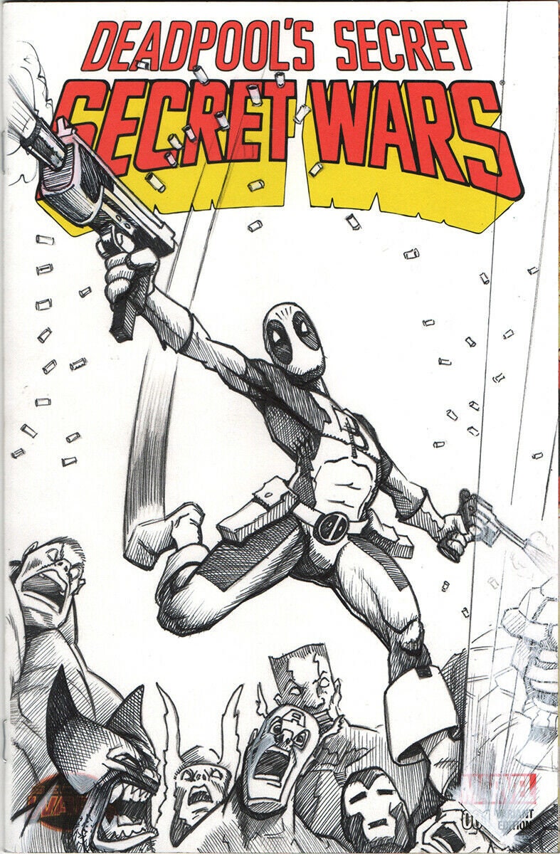 Deadpool Secret Wars - Marvel Comics - Sketch Cover by Keith