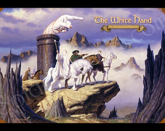 The White Hand - Vintage Metal Sign - Art by the Brothers