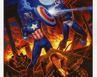 ウォールアート - マーベルプリント - シークレットウォーズ