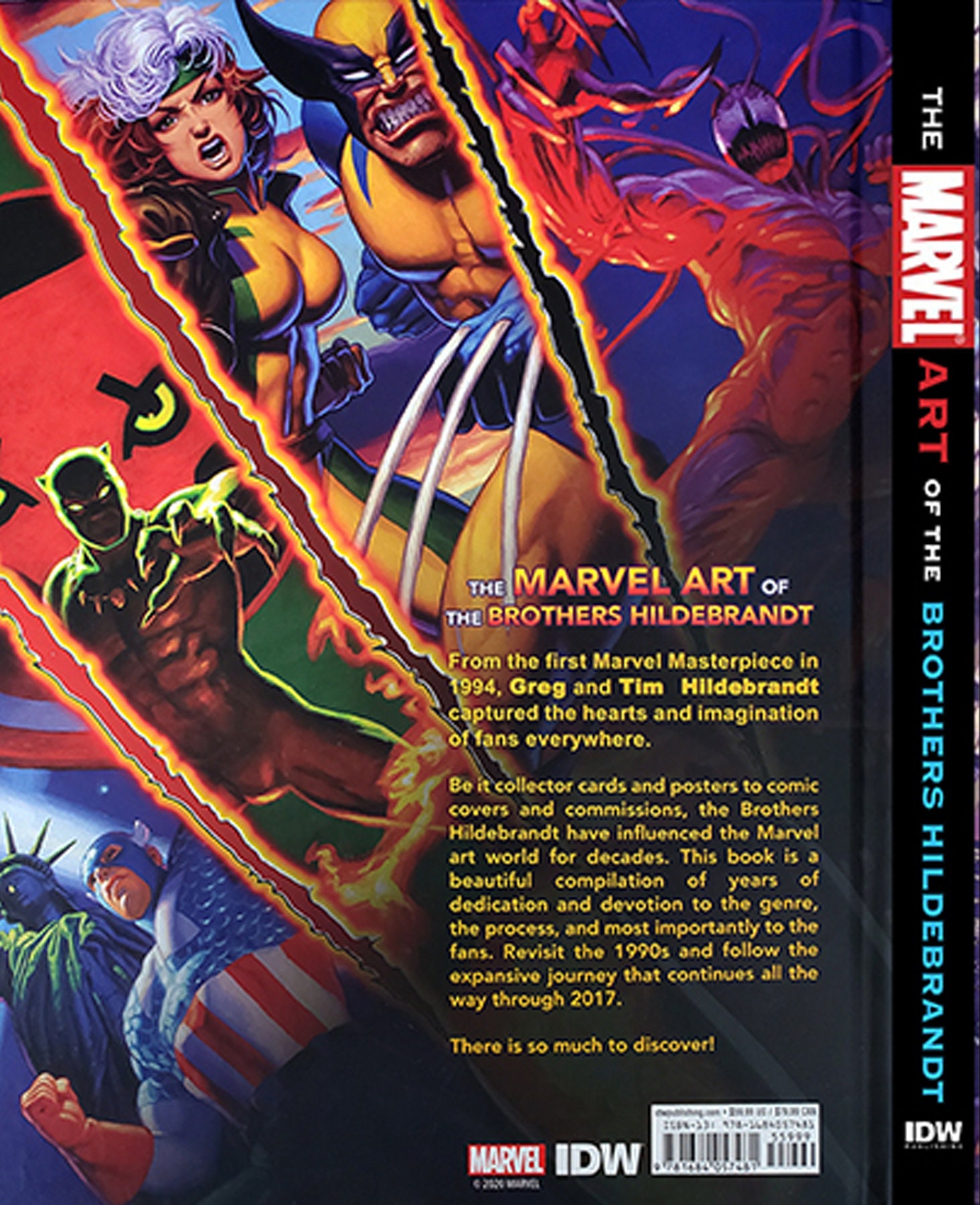 The Marvel Art of the Brothers Hildebrandt - Book - Etsy