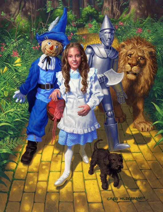 Wall Art - Classics Print - on the Yellow Brick Road -wizard of Oz