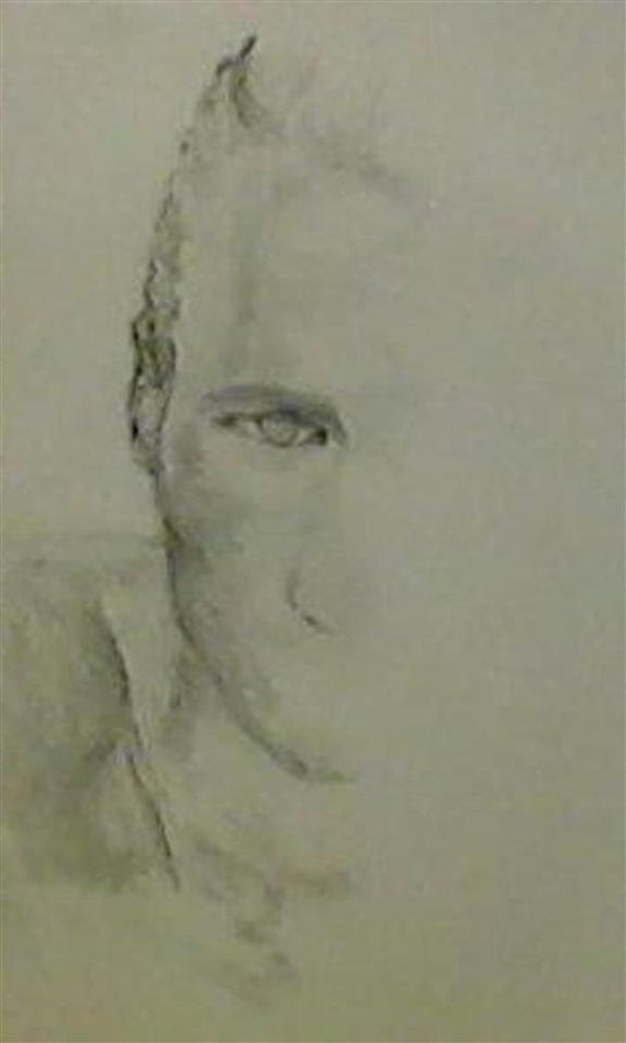 Picture Of A Man Showing Only The Left Side Of His Face Digitaldownloadableprintable