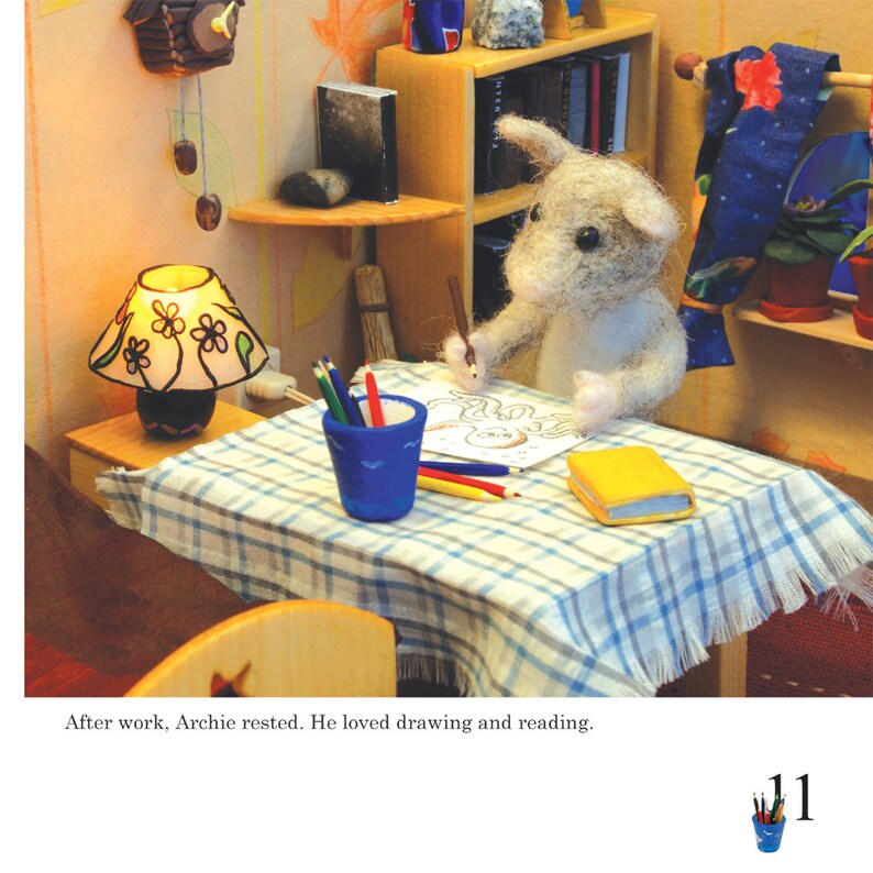 Archie the Mouse Childrens Book Illustrated Etsy