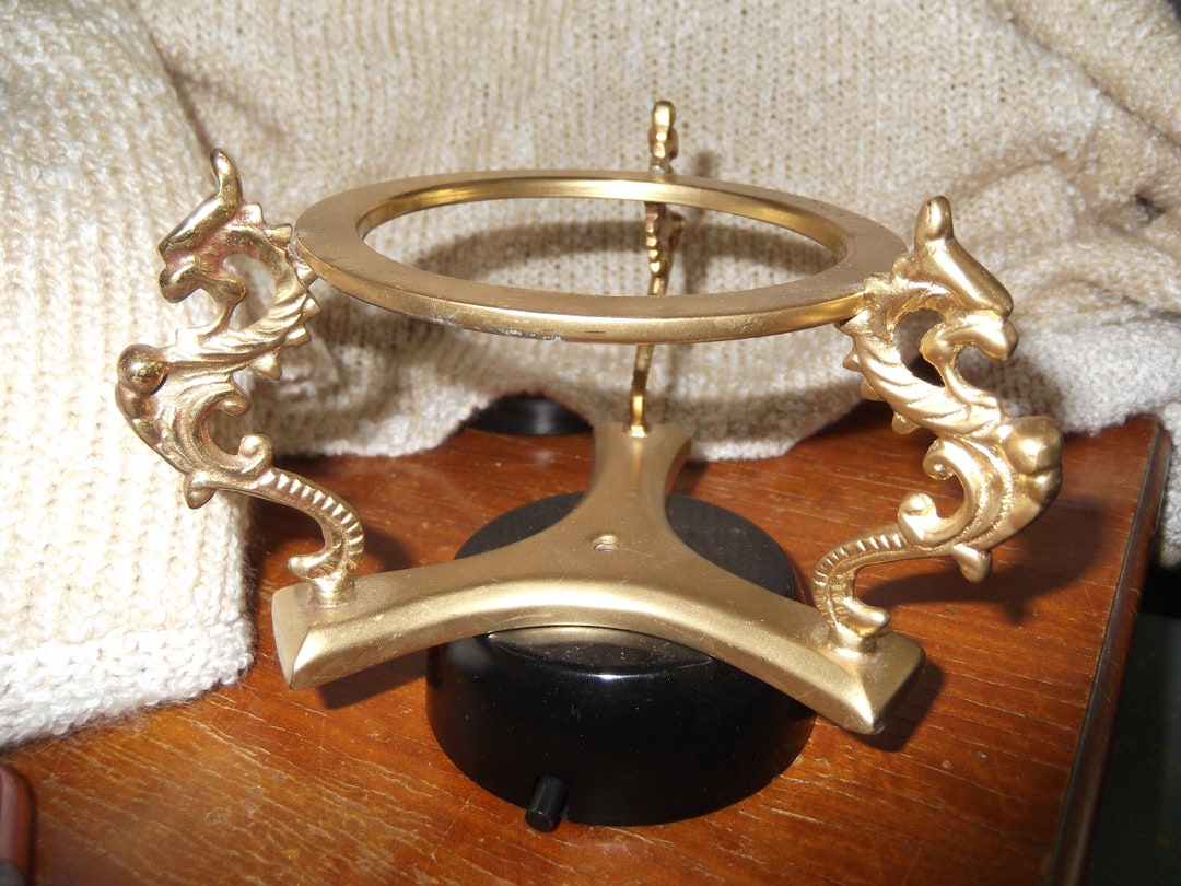 Large to XL Brass Sphere Standheavy Brass Sphere Holderbrass Etsy