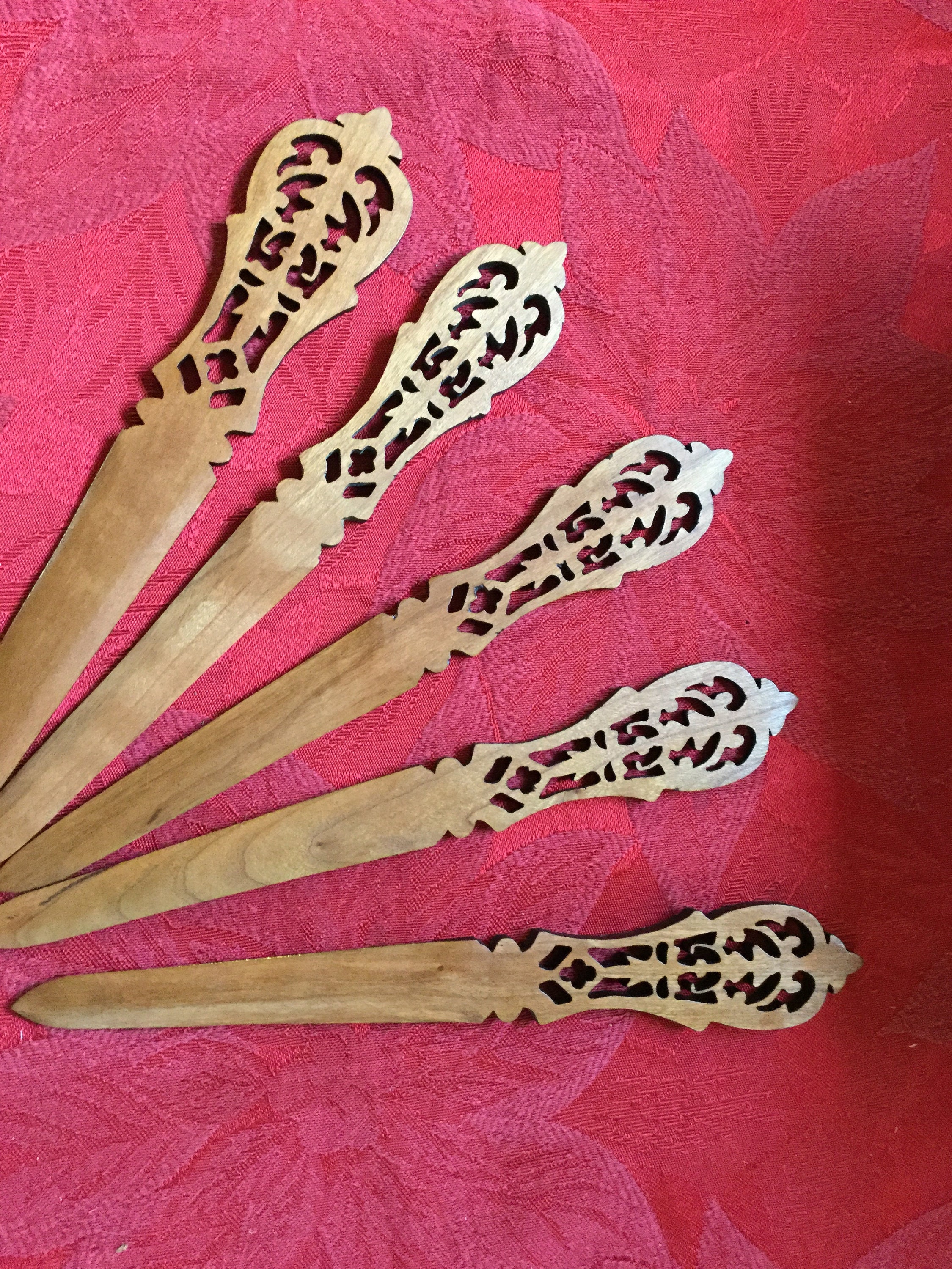 Wooden Letter Opener Etsy