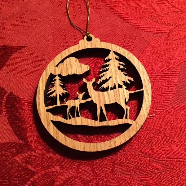 Maine Outdoors Ornament wood crafted Christmas