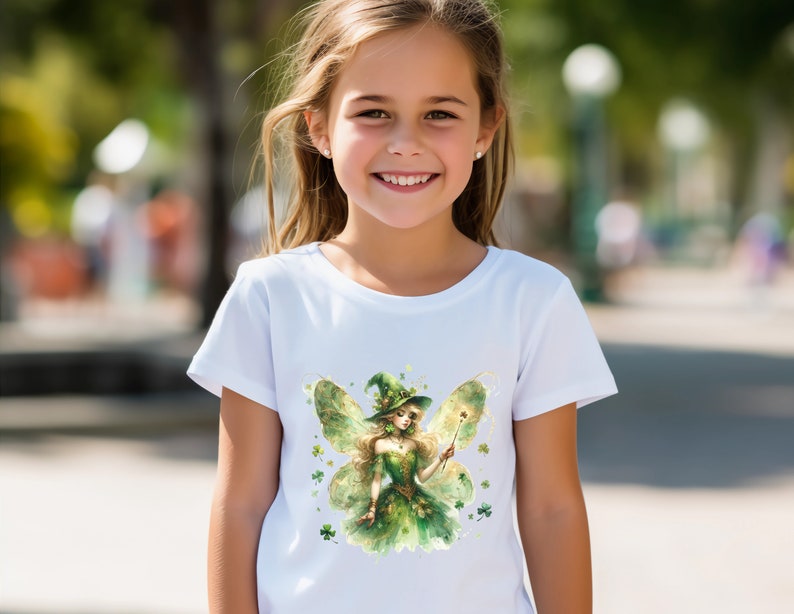 green gorgeous magic st patricks day fairies angels