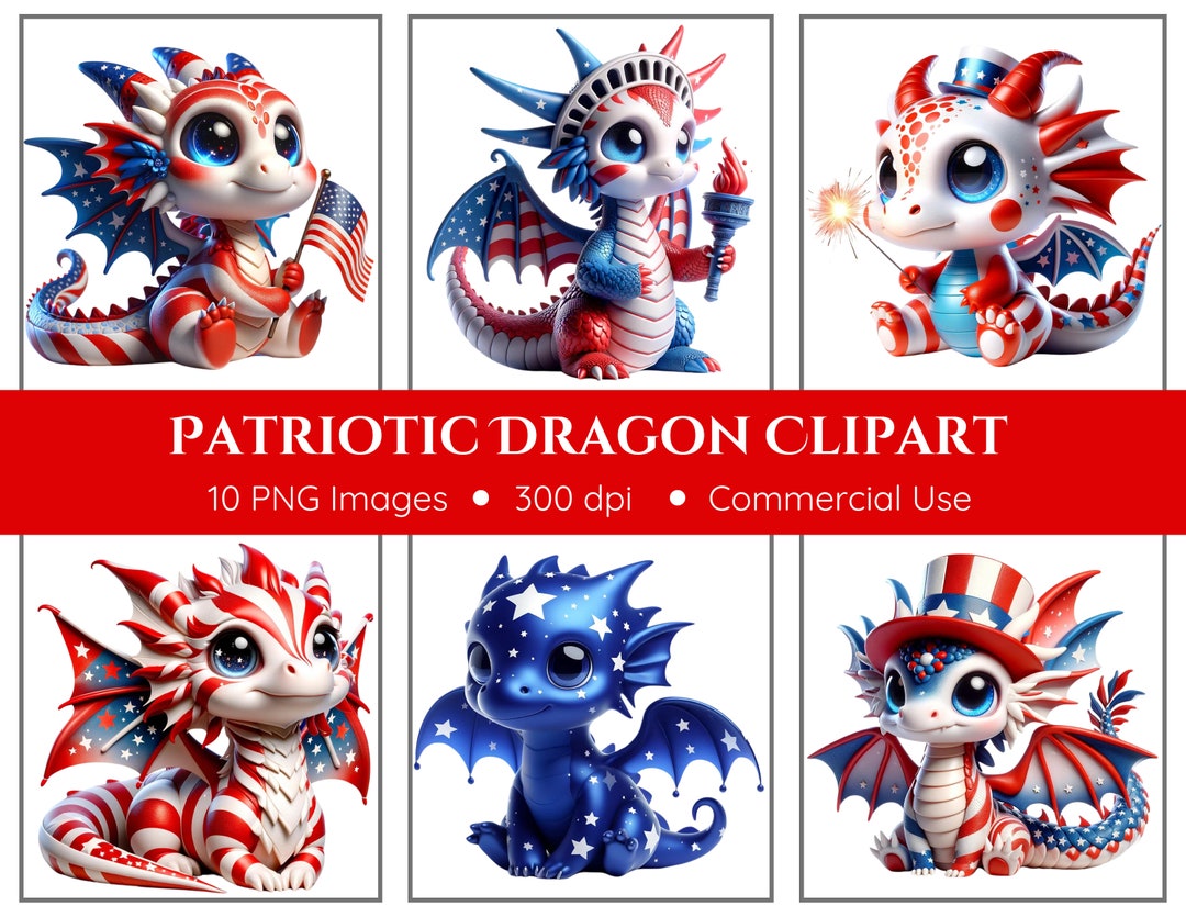 4th of july dragon guf