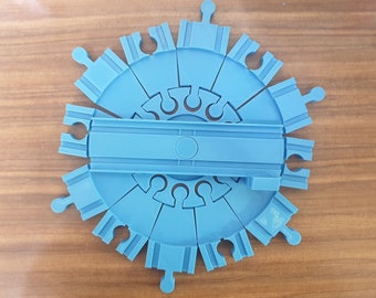 Wooden Train Track Ultimate Turntable 12 way (Lidl, Aldi, Ikea, Brio)