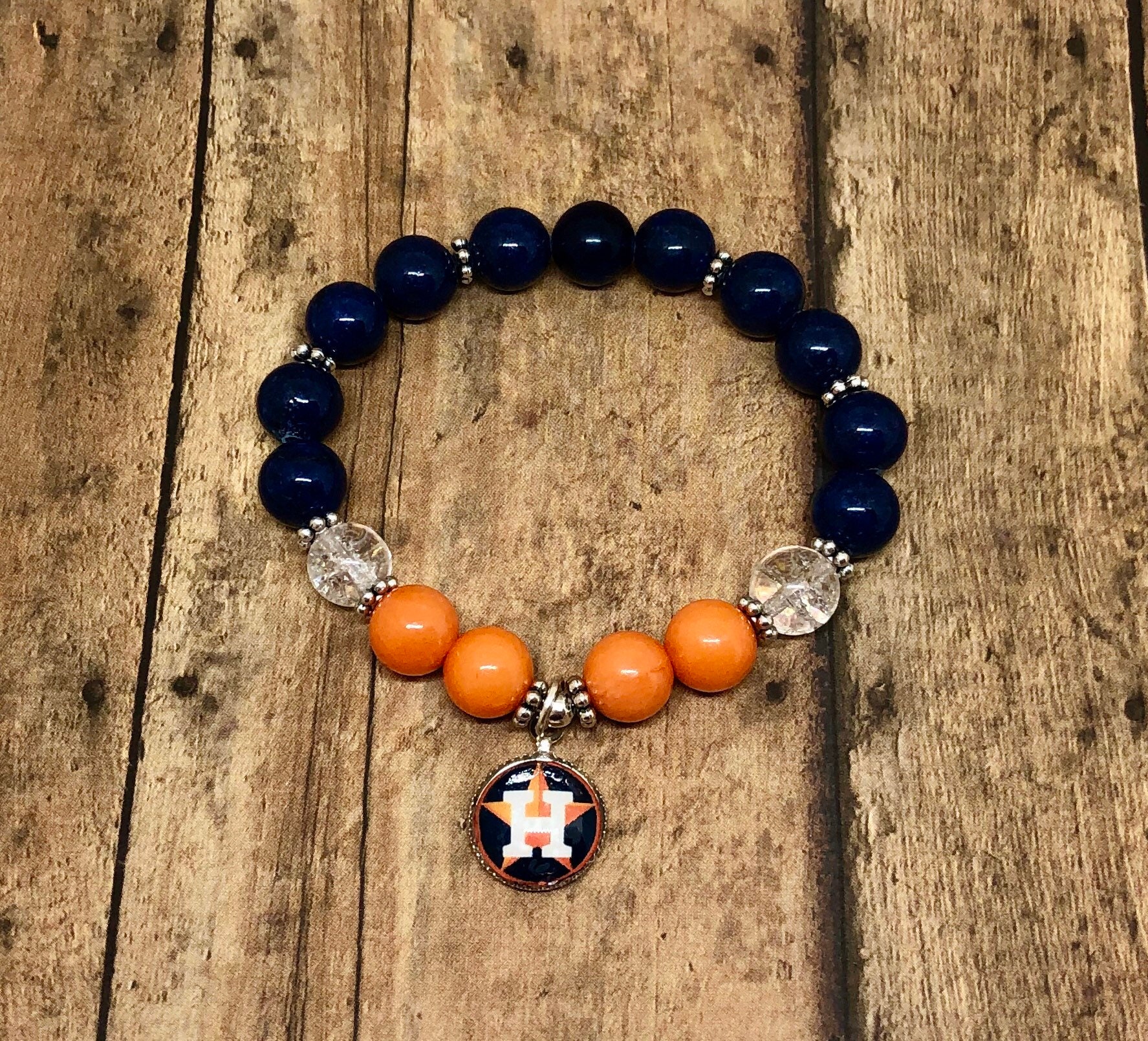 Houston Astros Sports Team Colors Orange Jade and Blue Lapis Etsy