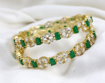 emerald bangle designs